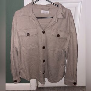 Pink Rose Taupe Knit Sweater